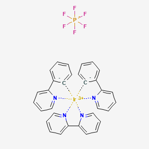 molecular formula C32H24F6IrN4P B13680642 [Ir(ppy)2(bpy)]PF6 