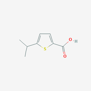 molecular formula C8H10O2S B1368066 5-isopropylthiophene-2-carboxylic acid CAS No. 29481-42-3
