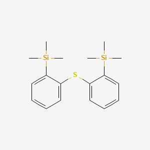 molecular formula C18H26SSi2 B13680722 Bis[2-(trimethylsilyl)phenyl]sulfane 