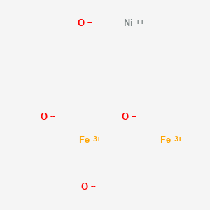 molecular formula Fe2NiO4 B13680724 iron(3+);nickel(2+);oxygen(2-) 