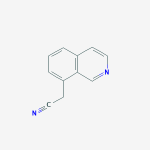 molecular formula C11H8N2 B13680783 2-(Isoquinolin-8-YL)acetonitrile 