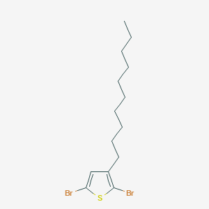 molecular formula C14H22Br2S B136808 2,5-Dibromo-3-decylthiophene CAS No. 158956-23-1