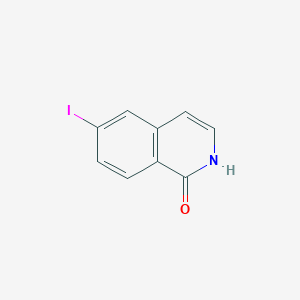 molecular formula C9H6INO B13680931 6-Iodoisoquinolin-1(2H)-one 