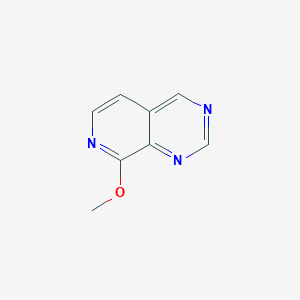 molecular formula C8H7N3O B13680947 8-Methoxypyrido[3,4-d]pyrimidine 