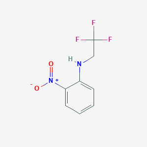 molecular formula C8H7F3N2O2 B1368098 (2-Nitro-phenyl)-(2,2,2-trifluoro-ethyl)-amine 