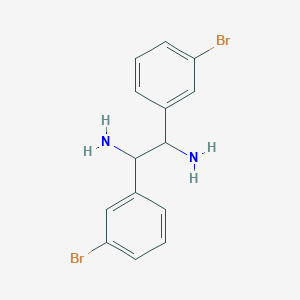 molecular formula C14H14Br2N2 B13681045 1,2-Bis(3-bromophenyl)-1,2-ethanediamine 
