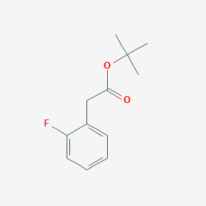 molecular formula C12H15FO2 B13681060 tert-Butyl 2-(2-fluorophenyl)acetate CAS No. 476429-08-0