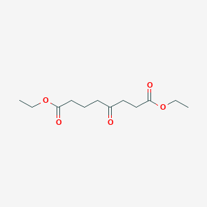 molecular formula C12H20O5 B13681090 Diethyl 4-Oxooctanedioate 
