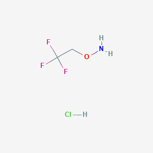 molecular formula C2H5ClF3NO B1368114 2,2,2-Trifluoroethoxyamine hydrochloride CAS No. 68401-66-1