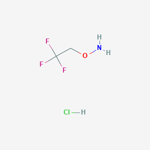 molecular formula C2H5ClF3NO B1368114 O-(2,2,2-Trifluoroethyl)hydroxylamine hydrochloride CAS No. 68401-66-1