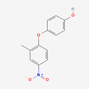 molecular formula C13H11NO4 B1368117 4-(2-Methyl-4-nitrophenoxy)phenol CAS No. 112556-08-8