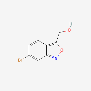 molecular formula C8H6BrNO2 B13681201 (6-Bromobenzo[c]isoxazol-3-yl)methanol 