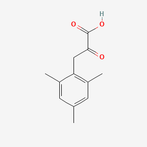 molecular formula C12H14O3 B13681228 3-Mesityl-2-oxopropanoic acid 