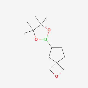 molecular formula C13H21BO3 B13681295 2-Oxaspiro[3.4]oct-6-ene-6-boronic Acid Pinacol Ester 