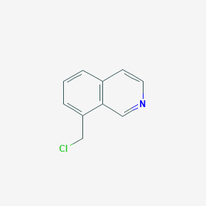 molecular formula C10H8ClN B13681381 8-(Chloromethyl)isoquinoline 