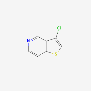 molecular formula C7H4ClNS B13681386 3-Chlorothieno[3,2-c]pyridine 