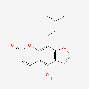 molecular formula C16H14O4 B1368154 Alloisoimperatorin CAS No. 35214-83-6