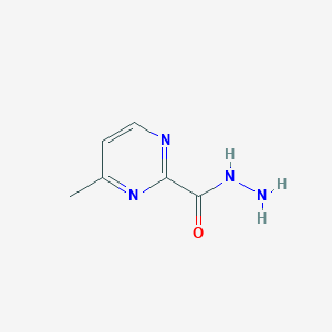 molecular formula C6H8N4O B13681541 4-Methylpyrimidine-2-carbohydrazide 