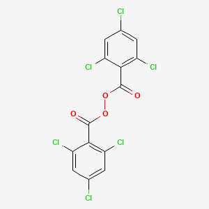 molecular formula C14H4Cl6O4 B13681573 Bis(2,4,6-trichlorobenzoyl) Peroxide 