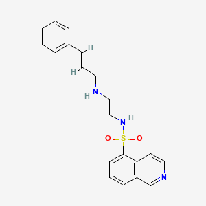 molecular formula C20H21N3O2S B1368161 N-[2-(p-Cinnamylamino)ethyl]-5-isoquinolone Sulfonamide 