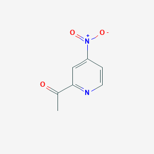 molecular formula C7H6N2O3 B13681695 1-(4-Nitropyridin-2-yl)ethanone 