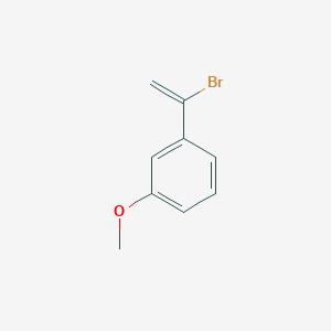 molecular formula C9H9BrO B13681706 3-(1-Bromovinyl)anisole 