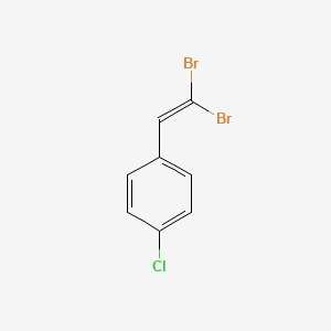 molecular formula C8H5Br2Cl B1368171 1-Chloro-4-(2,2-dibromoethenyl)benzene CAS No. 77295-59-1