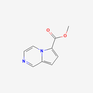 molecular formula C9H8N2O2 B13681712 Methyl pyrrolo[1,2-a]pyrazine-6-carboxylate 