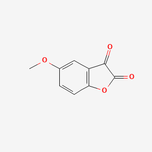 molecular formula C9H6O4 B13681714 5-Methoxybenzofuran-2,3-dione 