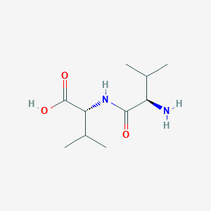 molecular formula C10H20N2O3 B1368175 H-D-Val-D-val-OH CAS No. 62653-78-5