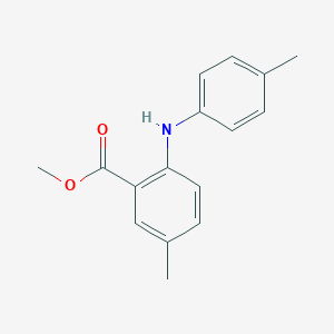 molecular formula C16H17NO2 B13681805 Methyl 5-Methyl-2-(p-tolylamino)benzoate 