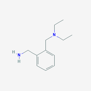 molecular formula C12H20N2 B1368194 (2-Aminomethyl-benzyl)-diethyl-amine CAS No. 84227-68-9