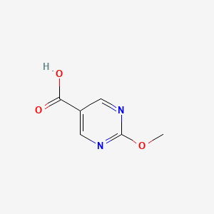 molecular formula C6H6N2O3 B1368195 2-甲氧基嘧啶-5-羧酸 CAS No. 344325-95-7