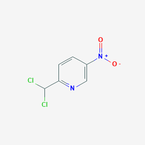 molecular formula C6H4Cl2N2O2 B13681954 2-(Dichloromethyl)-5-nitropyridine 