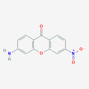 molecular formula C13H8N2O4 B13681968 3-Amino-6-Nitro-9H-Xanthone 