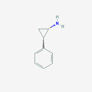 molecular formula C9H11N B1368204 (1S,2S)-2-phenylcyclopropan-1-amine 