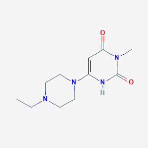 6-(4-ethylpiperazin-1-yl)-3-methyl-1H-pyrimidine-2,4-dione