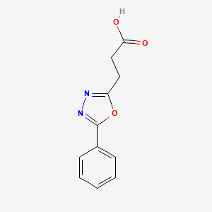 3-(5-Phenyl-1,3,4-oxadiazol-2-yl)propanoic acid