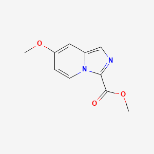 molecular formula C10H10N2O3 B13682245 Methyl 7-Methoxyimidazo[1,5-a]pyridine-3-carboxylate 