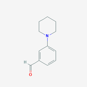 molecular formula C12H15NO B1368240 3-哌啶甲醛 CAS No. 669050-72-0