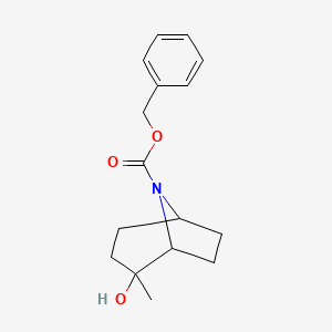 molecular formula C16H21NO3 B13682405 8-Cbz-2-methyl-8-azabicyclo[3.2.1]octan-2-ol 
