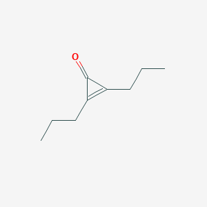 molecular formula C9H14O B1368245 2,3-Dipropyl-2-cyclopropen-1-one 