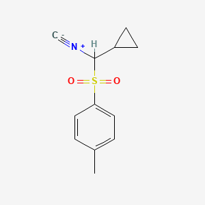 molecular formula C12H13NO2S B13682485 1-((Cyclopropyl(isocyano)methyl)sulfonyl)-4-methylbenzene 