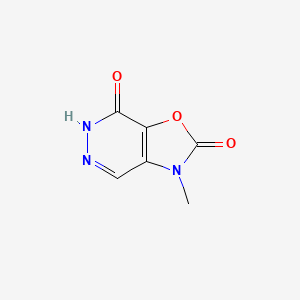 molecular formula C6H5N3O3 B13682534 3-Methyloxazolo[4,5-d]pyridazine-2,7(3H,6H)-dione CAS No. 1706450-47-6