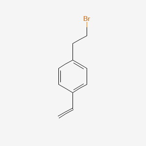 molecular formula C10H11Br B13682609 4-(2-Bromoethyl)styrene CAS No. 2499-63-0