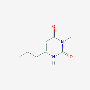 molecular formula C8H12N2O2 B1368265 3-Methyl-6-propyl-1,2,3,4-tetrahydropyrimidine-2,4-dione 