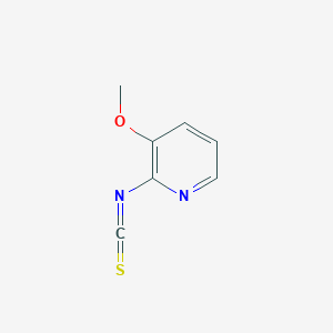 molecular formula C7H6N2OS B13682662 2-Isothiocyanato-3-methoxypyridine 