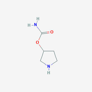 Pyrrolidin-3-yl carbamate