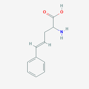 2-Amino-5-phenylpent-4-enoic acid