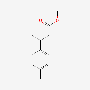 molecular formula C12H16O2 B13682704 3-(4-Tolyl)butanoic acid methyl ester CAS No. 24254-66-8